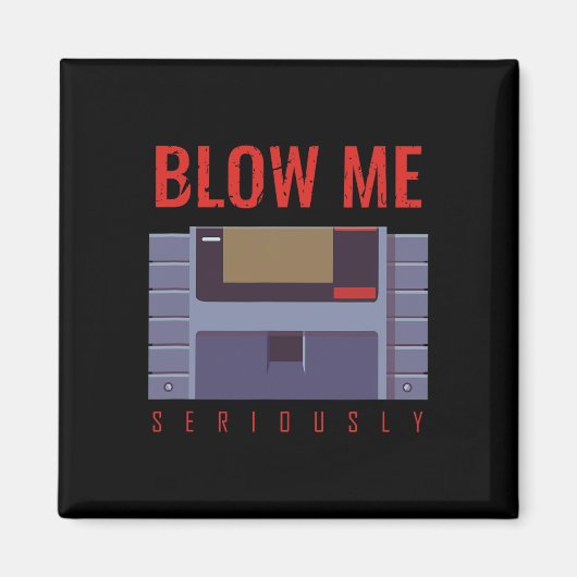 Meマジ90sレトロビデオゲームヴィンテージゲーマー マグネット (正面)