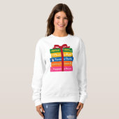 Me与え Games for the  Holidays Womens Shirt スウェットシャツ (正面フル)