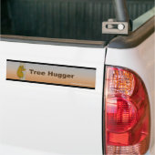 Me熱狂する® Tree Hugger Bumper Stecker バンパーステッカー (トラック上)