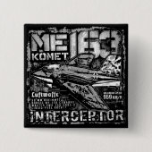 Me 163彗星 缶バッジ (正面)