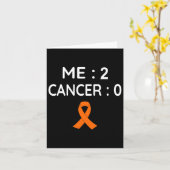 Me 2がん0白血病認識度 カード (黄色い花)