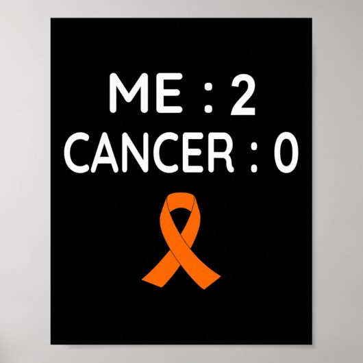 Me 2がん0白血病認識度 ポスター (正面)