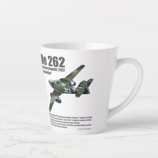 Me 262 Schwalbe カフェラテマグ (右)