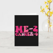 Me 2 Cancer 0 Iビート癌2回GroovyレトロSur カード (黄色い花)