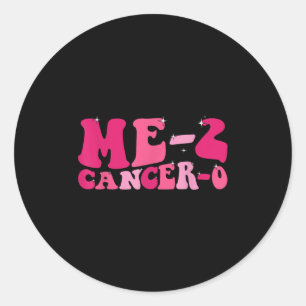 Me 2 Cancer 0 Iビート癌2回GroovyレトロSur ラウンドシール