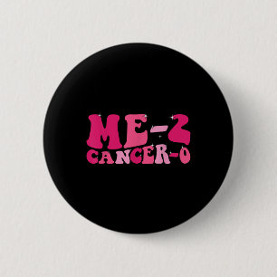 Me 2 Cancer 0 Iビート癌2回GroovyレトロSur 缶バッジ
