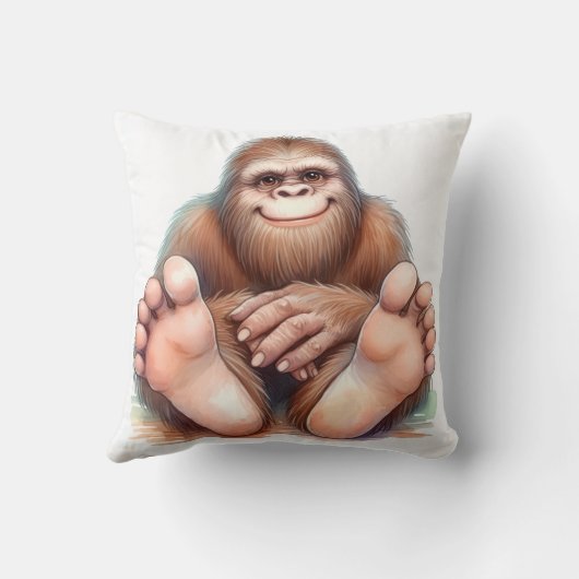 Me and My Bigfoot クッション (裏面)