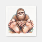 Me and My Bigfoot スタンダードカクテルナプキン (正面)