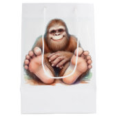 Me and My Bigfoot ミディアムペーパーバッグ (裏面)