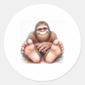 Me and My Bigfoot ラウンドシール (正面)