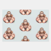 Me and My Bigfoot Wrapping Paper ラッピングペーパーシート (正面2)