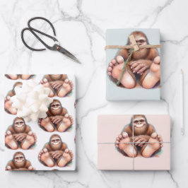 Me and My Bigfoot Wrapping Paper ラッピングペーパーシート