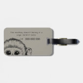 Me and my monkey funny  ラゲッジタグ (裏面横)