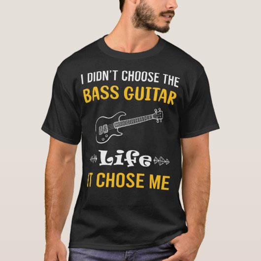 Me Bass Guitar Guitaristを選んだ Tシャツ (正面)