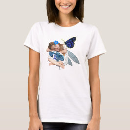 ME/CFS慢性疲労の小さな女の子の天使の妖精 Tシャツ