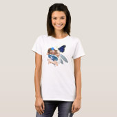 ME/CFS慢性疲労の小さな女の子の天使の妖精 Tシャツ (正面フル)