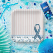 ME/CFS認識度リボン ペーパープレート (パーティー)