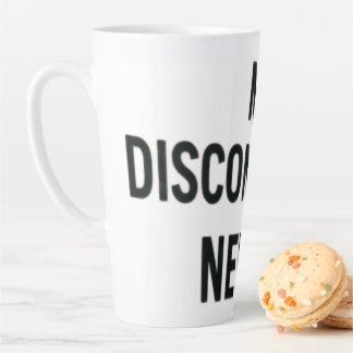 me disconnected, never ! カフェラテマグ