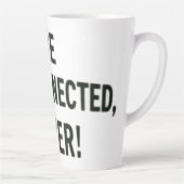 me disconnected, never !  カフェラテマグ (右)