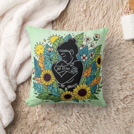 Me elijo, me abrazo / Self-Love クッション (ブランケット)