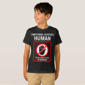 Me Emotional Support Human Halloween Costume Tシャツ (正面フル)