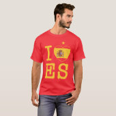 Me encanta España con una estrella Tシャツ (正面フル)