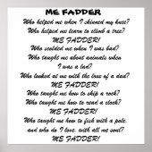 ME FADDER POEM Poster ポスター (正面)