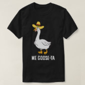 Me Goose Ta Meican Funny Spanish Goose Pun Pullove Tシャツ (デザイン正面)