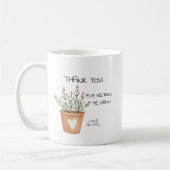 Me Grow植物救済ポット先生 コーヒーマグカップ (左)