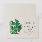 Me Grow Water 救済 Color Plantありがとう サンキューカード (正面/裏面)