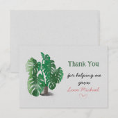 Me Grow Water 救済 Color Plantありがとう サンキューカード (正面/裏面)