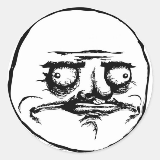 Me gusta ラウンドシール (正面)