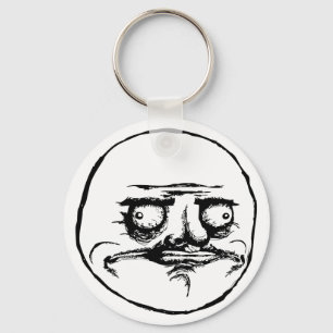 me gusta face rage face meme humor lol rofl キーホルダー