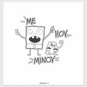 Me Hoy Minoy Doodle シール (シート)