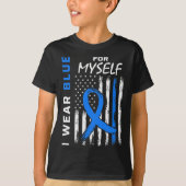 Me I Wear Blue For Myself Diabetes Awareness Ameri Tシャツ (正面)