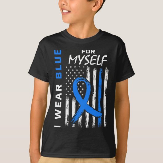 Me I Wear Blue For Myself Diabetes Awareness Ameri Tシャツ (正面)