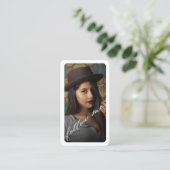 Me Instagram後を追写真ソーシャルメディア 名刺 (スタンド正面)