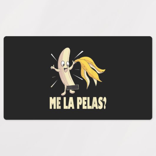 Me La Pelas ラベル (デザイン2)