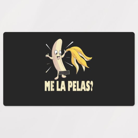 Me La Pelas ラベル (デザイン1)