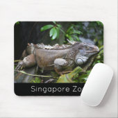 Me Lizardシンガポール動物園を見る マウスパッド (マウス)