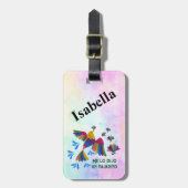 'Me lo dijo un pajarito' - Arte popular mexicano"  ラゲッジタグ (正面縦)