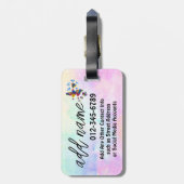 'Me lo dijo un pajarito' - Arte popular mexicano"  ラゲッジタグ (裏面縦)