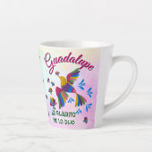 "Me lo dijo un pajarito" editable taza pequeña カフェラテマグ (右)