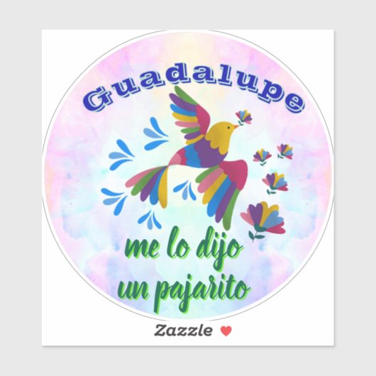 "Me lo dijo un pajarito" personalizable シール (シート)