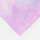 'Me lo dijo un pajarito' personalizable nombre フリースブランケット (角)