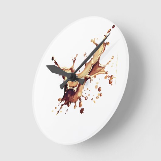 Me Messy, Never! ラウンド壁時計 (傾斜)