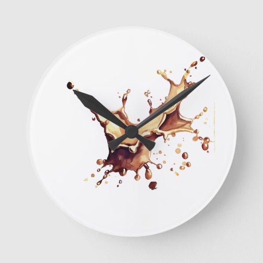 Me Messy, Never! ラウンド壁時計 (正面)