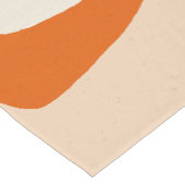 Me & Mine、抽象芸術ボヘミアンパステルシェイプ ショートテーブルランナー (コーナー)