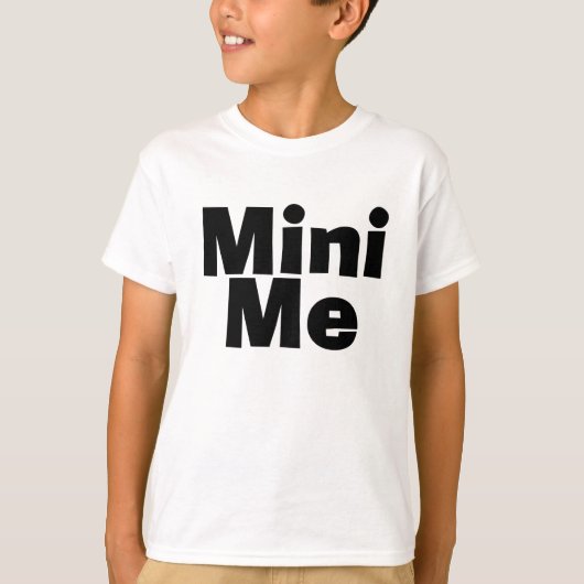 Me/Mini Meマッチングのお父さん/息子のお母さん/娘 Tシャツ (正面)