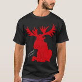 Me Moose 得 By Newfoundland cutom shirt cute NFLD Tシャツ (正面)